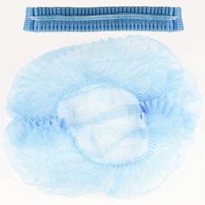 Chapeau bouffant <span class=keywords><strong>jetable</strong></span> 100 pièces 21 pouces (environ 53.3 cm) filet à cheveux capuchon anti-poussière élastique pour couvre-chef de cuisine de service <span class=keywords><strong>alimentaire</strong></span> - Product Image 4