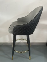 Chaise de bar nordique moderne Simple tabouret haut caissier réception dossier bar chaise haute lumière luxe maison