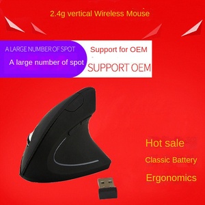 Hot Selling 2.4g Ergonomic Optical Wireless Vertical <strong>Mouse</strong> Adjustable Dpi for <strong>Big</strong> <strong>Hands</strong> Led Backlit High Dpi Feature Used - Product Image 4