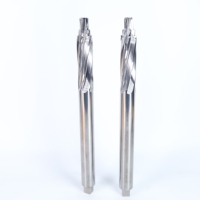 Alésoirs en carbure sur mesure, alésoir à marches solides pour l'élargissement de trous de précision, alésoir en spirale cannelé pour bois 3/8 pour usinage CNC par compression