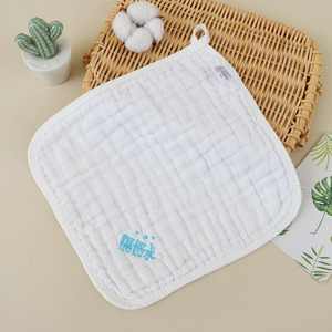 Pañuelo Bordado de Gasa de Algodón, Toallita Facial para Bebé, Transpirable y Absorbente - Product Image 5