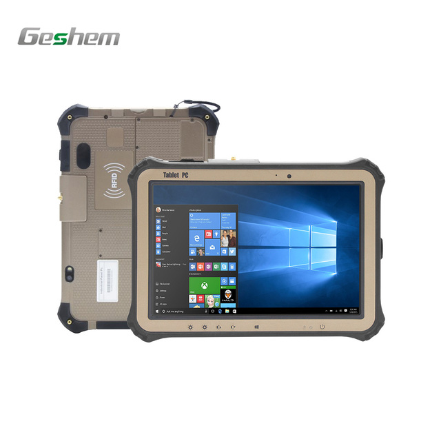 Customized Industrial 10.1" Rugged Tablet with OEM BIOS & Logo Printing for Win10/Linux Waterproof & Drop Resistant