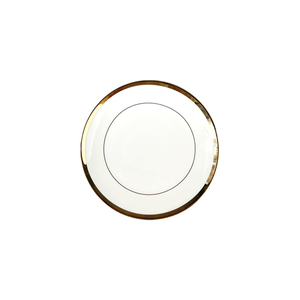 Wholesale Fine Bone China Ceramic <b>Dinnerware</b> Set Wedding Charger Plates with Gold Rim Elegant Dining Collection - Product Image 4