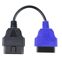Conector de Escáner OBD 2 para Auto, Cable Adaptador de Diagnóstico MultiECUScan para Escaneo de Múltiples ECU, para Escaneo de ECU Fiat, 6 Colores