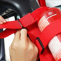 Support de fixation universel pour extincteur de voiture en nylon réglable - Sangle pour extincteur de voiture - Pièces et accessoires spéciaux