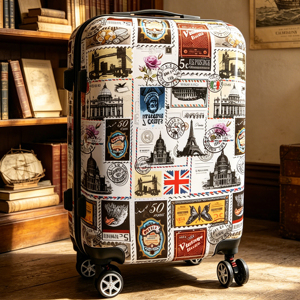Ensemble de bagages PC de luxe moderne avec logo personnalisé, <span class=keywords><strong>3</strong></span> pièces, valise à roulettes légère et durable, coque rigide pour les voyages en avion - Product Image 1