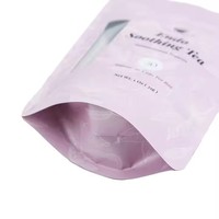 Quantité minimale de commande bas Pochette imprimée personnalisée à fermeture éclair Sac en plastique d'aluminium debout Emballage alimentaire réutilisable transparent pour sac