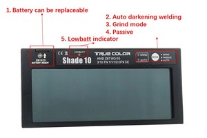 Filtre de soudage rouge certifié avec passif pour hotte de soudage TIG Welder Pipeline - Product Image 3