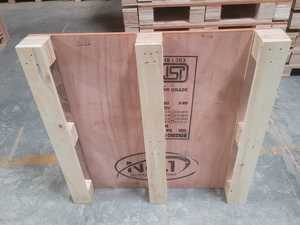 Contreplaqué à double face personnalisé, trous pré-percés, entrée dans 4 voies, capacité de charge dynamique élevée pour usage industriel des palettes - Product Image 5