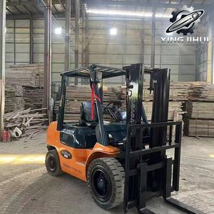 Chariot élévateur TOYOTA 7FD30 3 tonnes d'occasion, moteur 1DZ-2, importé du Japon, machine d'occasion, alimenté au carburant. - Product Image 5