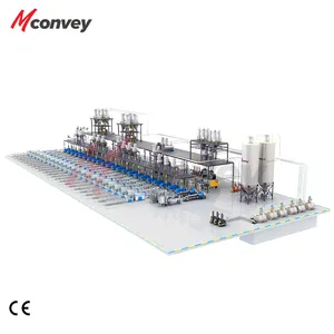 Sistema di trasporto centrale di vuoto pneumatico del materiale della polvere del pvc di automazione industriale di plastica per pallettizzazione