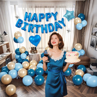Décorations de fête d'anniversaire - Scènes pour garçons et filles, ballons de fond, accessoires et décorations pour une ambiance de 18 ans