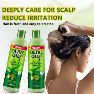Offre Spéciale populaire 370ml huile d'olive cheveux produits de beauté <span class=keywords><strong>Aloe</strong></span> <span class=keywords><strong>Vera</strong></span> shampooing et revitalisant OEM/ODM - Product Image 5