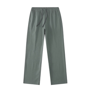 OEM de qualité supérieure, style décontracté, pantalon de survêtement pour homme, pantalon de survêtement coupe ample à séchage rapide 220gsm, pantalon de survêtement léger de couleur unie - Product Image 3