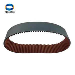 Heat Resistant 250 C Seamless Closed Loop Urethane Rubber Drive Toothed Silicone Timing Belts