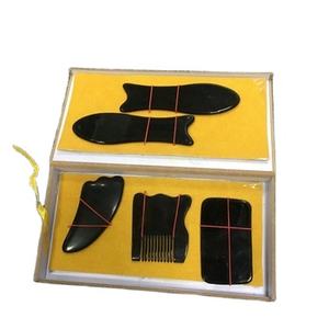 Alat pijat <span class=keywords><strong>Guasha</strong></span> klakson <span class=keywords><strong>OX</strong></span> hitam wajah papan <span class=keywords><strong>Guasha</strong></span> untuk terapi akupunktur SPA tubuh - Product Image 2