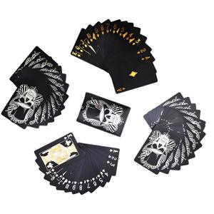Cartes de <span class=keywords><strong>poker</strong></span> en feuille d'or de haute qualité, personnalisables, flexibles, résistantes aux déchirures, réutilisables, en plastique PET, respectueuses de l'environnement - Product Image 5
