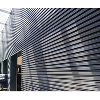 Panneau de bardage extérieur en composite bois-plastique (WPC) pour façade, lambris décoratif co-extrudé, imitation bois, excellent pour les murs extérieurs