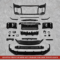 Upgrade Bumper Depan Gaya GR untuk Toyota RAV4 2026, Body Kit Mobil, Tuning Eksterior, Facelift, Dilengkapi Grille Depan