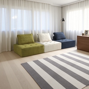 Sofá comprimido para espacios pequeños-Caja de <span class=keywords><strong>relleno</strong></span> de esponja tapizada de tela-Empaquetable para apartamentos pequeños Fácil almacenamiento - Product Image 2