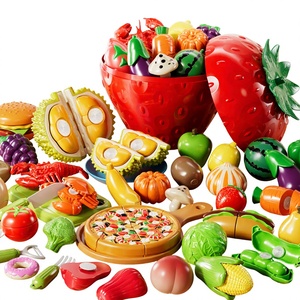 AJB à mâcher <span class=keywords><strong>3d</strong></span> Texture réaliste légumes fruits nourriture coupe Interaction jouer maison Simulation <span class=keywords><strong>cuisine</strong></span> jouets pour enfants - Product Image 1
