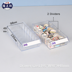 Chất lượng cao các bộ phận nhỏ lưu trữ ngăn kéo hộp và lưu trữ <span class=keywords><strong>container</strong></span> thường được sử dụng như đồ chơi tổ chức cho trẻ em - Product Image 2