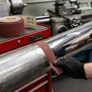Rollo Abrasivo de Óxido de Aluminio de 100 mm x 75 m, Rollo de Papel de <span class=keywords><strong>Lija</strong></span> <span class=keywords><strong>para</strong></span> Pulir Metal y <span class=keywords><strong>Madera</strong></span> - Product Image 5