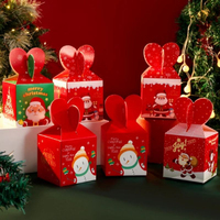 Caja de Regalo Navideña al por Mayor, Caja Decorativa para Dulces, Chocolates y Regalos de Año Nuevo