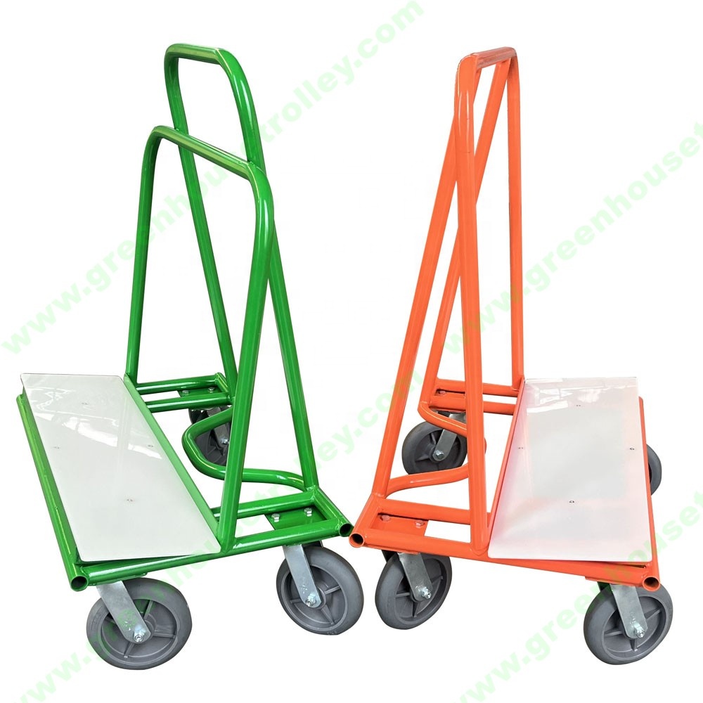 3000 Lbs Drywall Sheet Dolly Cart Heavy Duty Plasterboard Platform Hand Cart Swivel Stone Moving Dolly Truck Cart