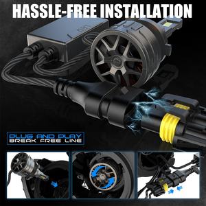 Gran oferta Sunshiny, faros delanteros LED superbrillantes, 15000lm, 150W, luz LED 9005, Bombilla de faro LED 9005 para furgonetas universales para coche - Product Image 2