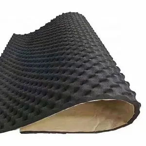 Anti-noise Acoustic Foam Sponge Acoustic panels egg shape rubber foam insulation with adhesive