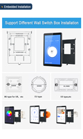 Portworld 2026 YC-SM08P Android 14 Yeni RK3576S 4+32G 8 İnç Gömülü IPS Dokunmatik Ekranlı Akıllı Yapay Zeka Tableti Akıllı Bina için