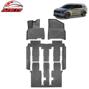 Floor <b>Mats</b> Fits For Kia Carnival Hybrid 8-Seats 2025 TPE All Weather Carpet 3D Molded Anti-Slip Liner <b>Waterproof</b> - Product Image 1