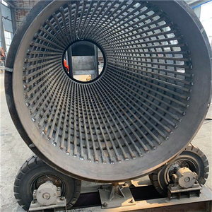 Tambor rotatorio Tamiz de suelo Máquina móvil Compost Trommel Pantalla Motor de piedra industrial Personalizar Acero inoxidable proporcionado - Product Image 4