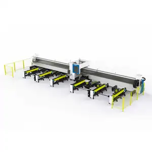 Automatic Loading And Unloading 1000w Round And Square Tube Fiber Laser Cutting Machine Pipe Cutting Machine For Sale