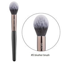 Gracedo – Nouvelle brosse à raser professionnelle en bois, poils synthétiques, 15 pièces, gris, végane, personnalisable, marque privée, vente en gros