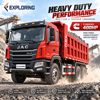 Camion benne lourd JAC Gallop 6x4 400HP pour la construction et le transport de sable