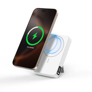 Pantalla LED de carga rápida de alta calidad 15W Banco de energía OEM magnético inalámbrico para teléfono - Product Image 1