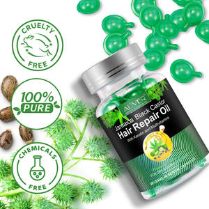 שמן טבעי לתיקון שיער פרטי עליבר קפסולת סרום שיער עם קרטין ומולטי ויטמינים לשיער פגום קרוזי יבש - Product Image 5