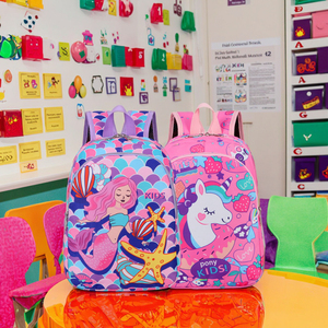 Cartoon Lightweight 1-3 Grade Primary School Students' Backpack Boys Girls Spine Protection Shoulder Bag Promotional Bag Burden