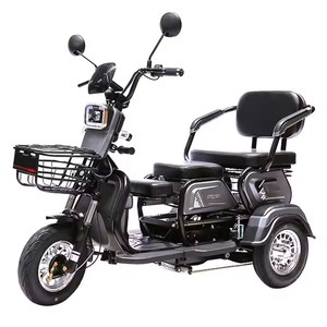 Triciclo Eléctrico de 3 Ruedas y 2 Asientos para Pasajeros - Product Image 4