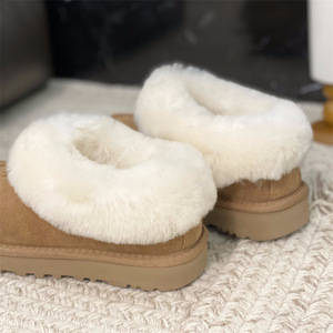 JY ULOGO <strong>Women's</strong> Casual Winter <strong>Fur-Lined</strong> Thick-Soled Versatile Comfort Sheepskin Snow <strong>Boots</strong> for Women - Product Image 4