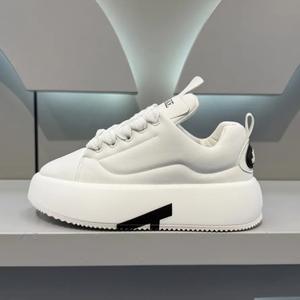 Chaussures de marche respirantes à bout rond et lacets, tendance, couleur unie, personnalisées, pour homme, à semelle épaisse, collection Printemps 2026 - Product Image 4