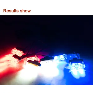 8 <span class=keywords><strong>LED</strong></span> <span class=keywords><strong>Strobe</strong></span> Lights Điều kiện Mới 12V xe nướng cảnh báo đèn flasher đèn pin cho xe hơi và xe máy - Product Image 2