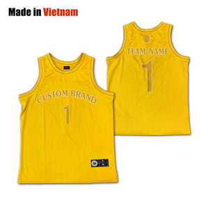 เสื้อบาสเก็ตบอลพิมพ์ลายระบายอากาศได้ดี ดีไซน์แบบซับลิเมชั่น ผลิตจากโพลีเอสเตอร์ตาข่าย 100% คุณภาพสูง แห้งเร็ว เหมาะสำหรับทุกเพศ - Product Image 1