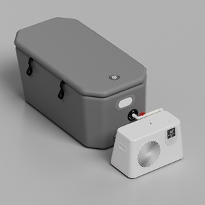 Enfriador de Inmersión en Frío Listo para Enviar con Unidad de Bomba y Sistema de Filtro de Ozono, Bañera de Hielo Inflable Gris para Crioterapia - Product Image 6