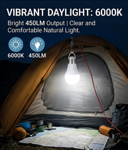 Lampadina <span class=keywords><strong>LED</strong></span> DC 12-85V 3W-24W con attacco E27 e morsetti a coccodrillo per batteria da 12 <span class=keywords><strong>Volt</strong></span> e connessione a inverter solare - Prezzo all'ingrosso - Product Image 3