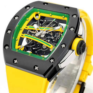Reloj RM 061 con Diseño de Esqueleto Personalizable, Esfera Opcional de Cerámica o Fibra de Carbono, Regalo Perfecto para Entusiastas de la Moda Masculina - Product Image 2
