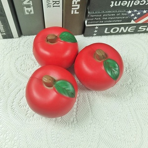 Pelota Antiestrés de Espuma de PU Personalizada al por Mayor, con Forma de Manzana, Suave, de Ascenso Lento, para Niños, con Impresión de Logotipo Personalizado - Product Image 2