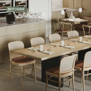 BFP Home Restaurant ensemble de Table basse Design moderne meubles de Table à manger meubles de Restaurant en bois pour projet